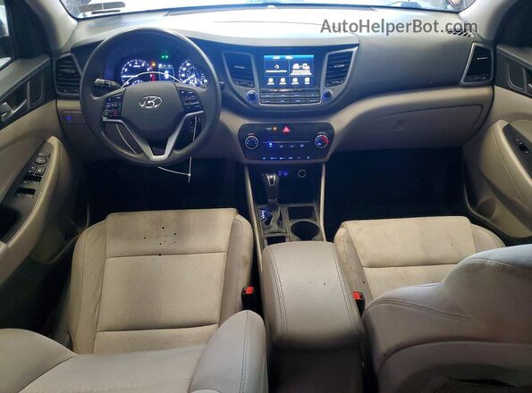 KM8J3CA47JU651629 2018 HYUNDAI TUCSON Black Widok zestawu wskaźników