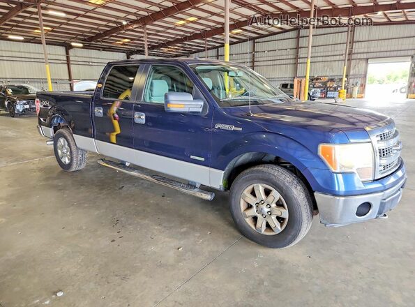 1FTFW1ET4DKD72243 2023 FORD F150 Синий Вид спереди