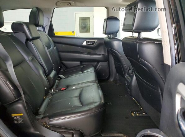 5N1DR2MM7JC619318 2018 NISSAN PATHFINDER Black Вид підкапотного простору