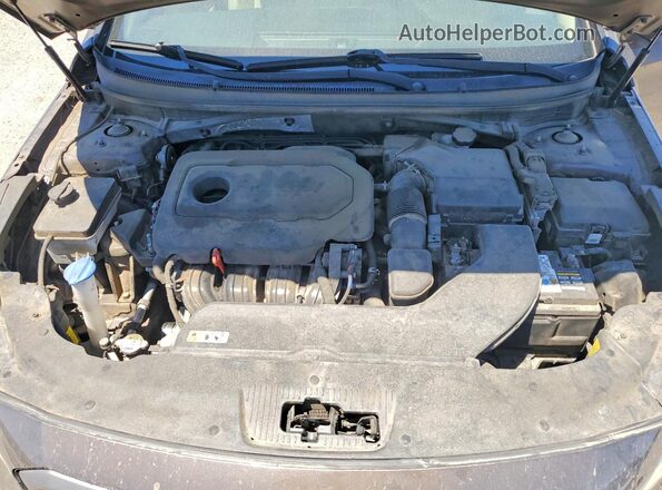 5NPE34AF4GH431302 2016 HYUNDAI SONATA Gray Engine compartment view
