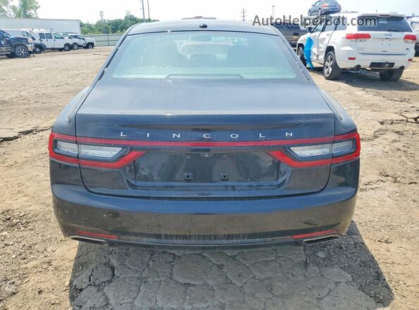 1LN6L9TP1H5602933 2017 LINCOLN CONTINENTA Black წინა სალონის ხედი