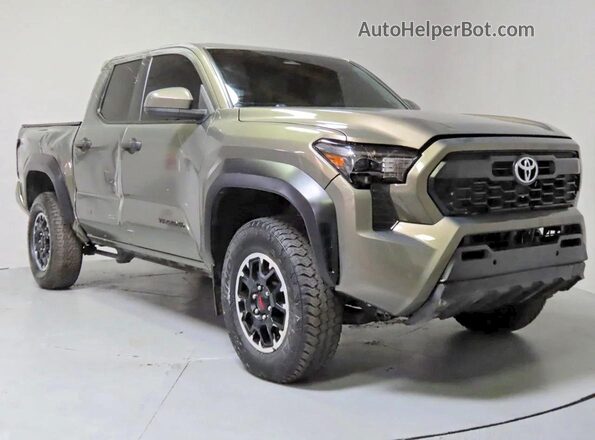 3TMLB5JN2RM080409 2024 TOYOTA TACOMA Коричневый Задняя левая четверть