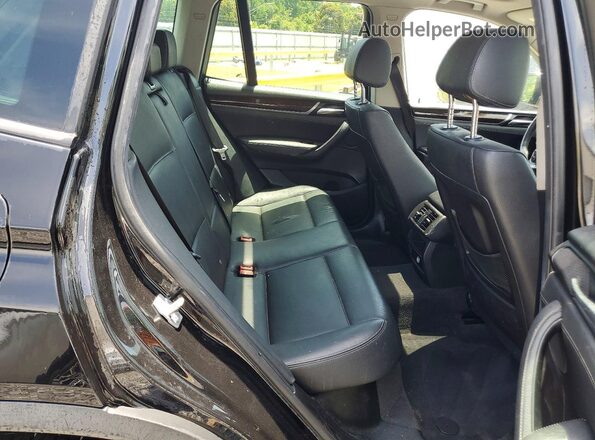 5UXWX9C34H0T25499 2017 BMW X3 Black Engine compartment view