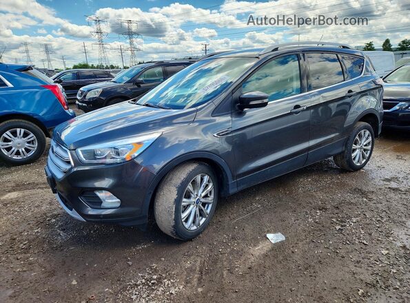 1FMCU9J95JUD34890 2018 FORD ESCAPE Gray უკანა მარცხენა