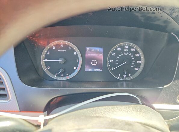 5NPE24AF1HH485046 2017 HYUNDAI SONATA White Widok tylnych siedzeń