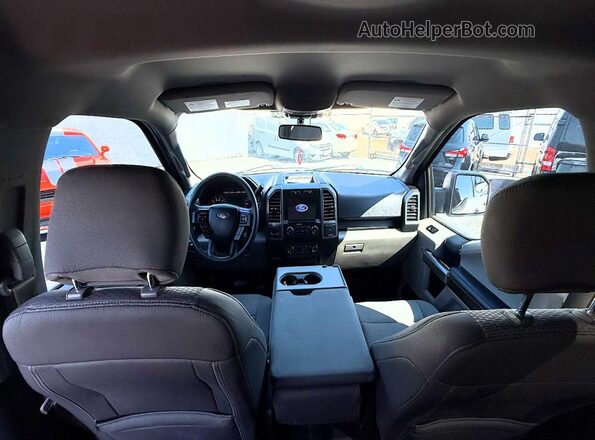 1FTEW1C55LKE07760 2020 FORD F150 Белый Вид задних сидений