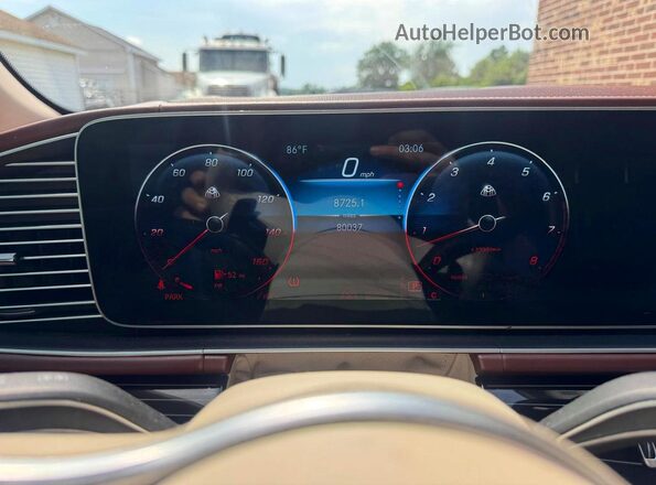 4JGFF8HB4MA365600 2021 MERCEDES-BENZ GLS White Widok wnętrza 360 stopni
