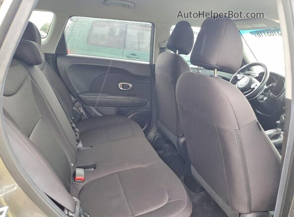 KNDJN2A27H7496256 2017 KIA SOUL Gray Widok wnętrza z tyłu