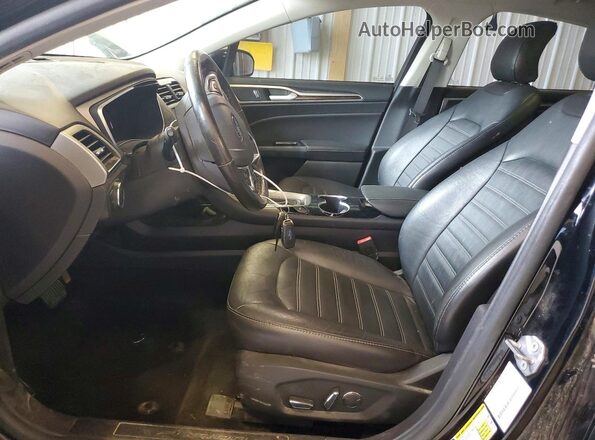 3FA6P0HD5GR176880 2016 FORD FUSION Black Widok deski rozdzielczej