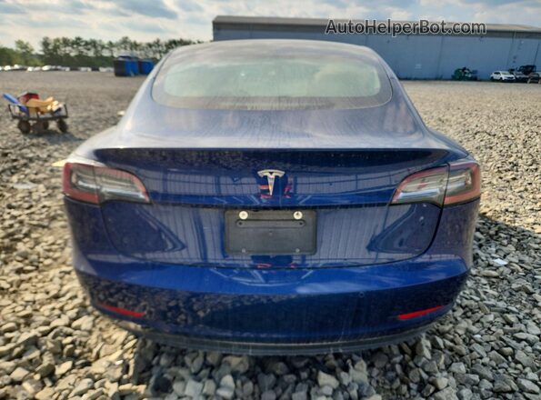 5YJ3E1EB8KF450918 2019 TESLA MODEL Blue Vista interior delantera