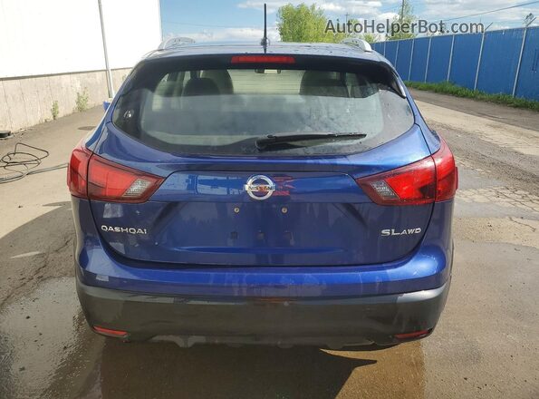 JN1BJ1CR4HW136245 2017 NISSAN QASHQAI Blue Widok z tyłu
