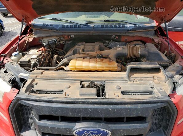 1FTEX1CP3GKF96610 2016 FORD F150 Red Engine compartment view