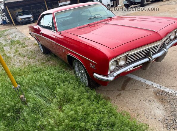 164376A136670 1966 CHEVROLET IMPALA Red Tył lewy
