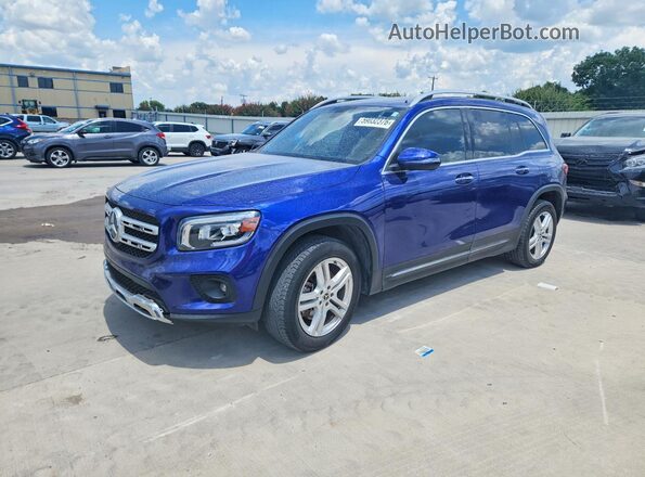 W1N4M4GB5MW106637 2021 MERCEDES-BENZ GLB-CLASS Blue Tył lewy