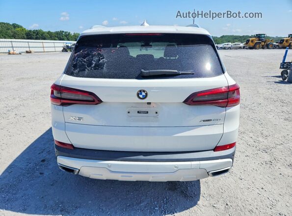 5UXCR6C01L9C31962 2020 BMW X5 White Widok wnętrza z przodu
