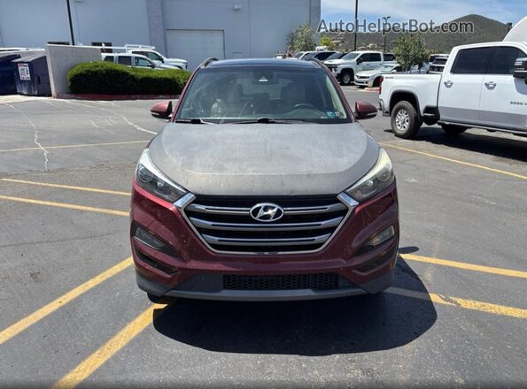 KM8J3CA22GU079540 2016 HYUNDAI TUCSON Красный Вид подкапотного пространства