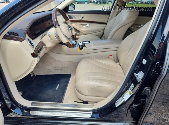 WDDUG8GB2JA402610 2018 MERCEDES-BENZ S Black Widok deski rozdzielczej