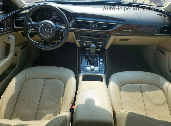 WAUG8AFC5HN090689 2017 AUDI A6 Red Սարքավորումների վահանակի տեսք