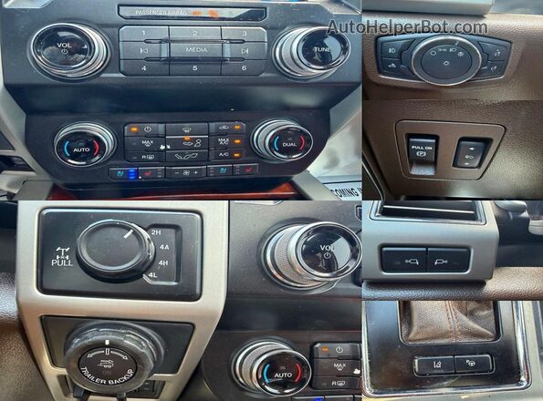1FTEW1E55KFC64829 2019 FORD F150 White Vista interior de 360 grados