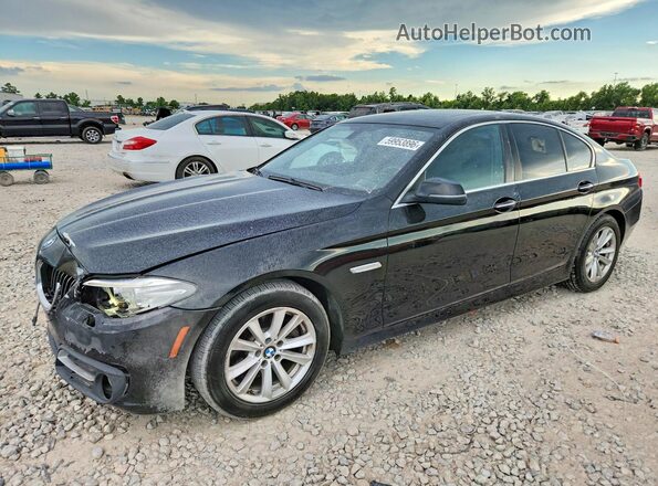 WBA5A5C58GG353818 2016 BMW 5 SERIES Black Trasero izquierdo