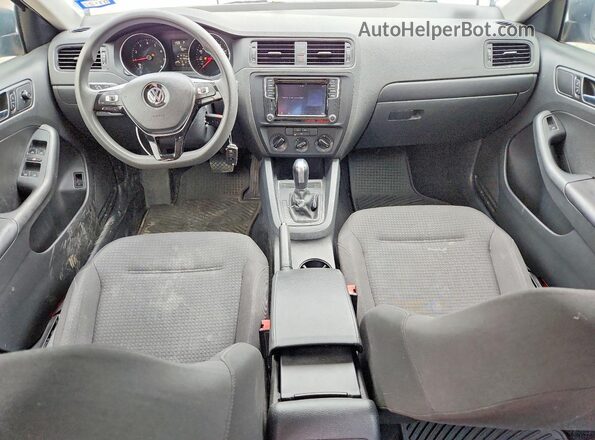 3VW267AJ4GM297320 2016 VOLKSWAGEN JETTA Gray Instrument cluster view