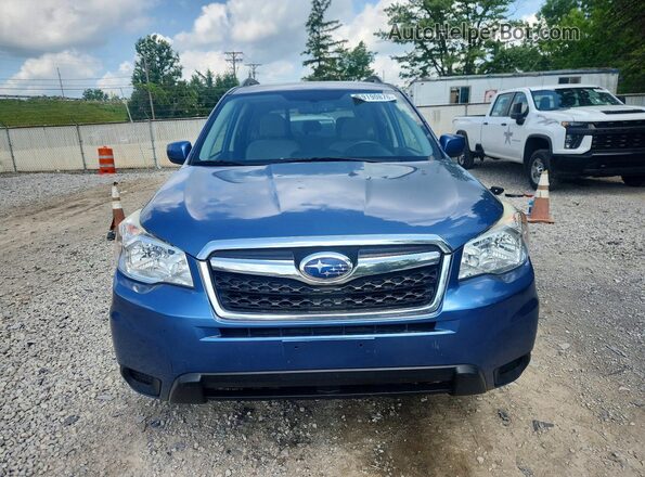 JF2SJADC8GH400322 2016 SUBARU FORESTER Blue Հետևի տեսք