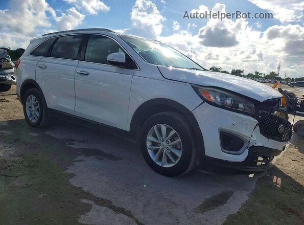 5XYPG4A36HG235745 2017 KIA SORENTO White Դիմացի տեսք