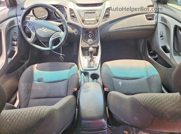KMHDH4AE0GU568629 2016 HYUNDAI ELANTRA Blue Widok zestawu wskaźników