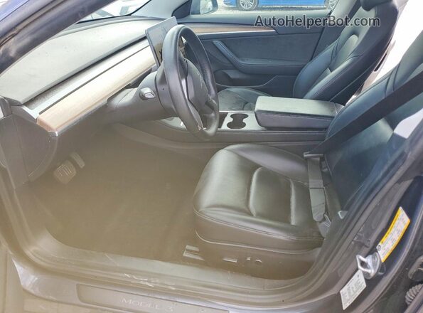 5YJ3E1EB0MF995725 2021 TESLA MODEL 3 Black Vista del salpicadero