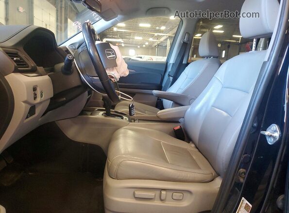 5FNYF6H63GB060282 2016 HONDA PILOT Black Вид панелі приладів