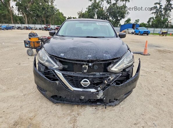 3N1AB7APXJY341385 2018 NISSAN SENTRA Black უკანა ხედი