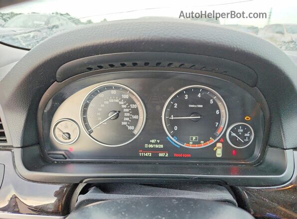 WBA5A5C58GG353818 2016 BMW 5 SERIES Black Vista de los asientos traseros