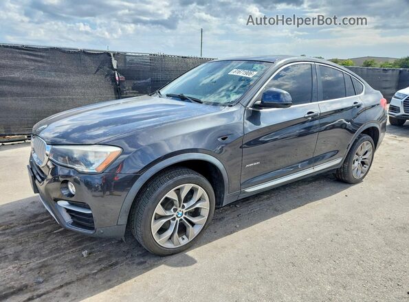 5UXXW3C55H0T78038 2017 BMW X4 Gray Tył lewy