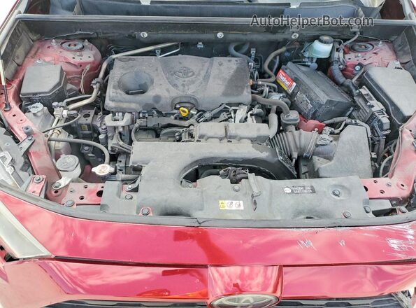 JTMH1RFV1KJ009634 2019 TOYOTA RAV4 Красный Вид наклейки с VIN-кодом