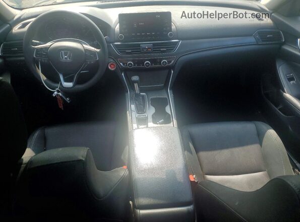 1HGCV1F1XKA128376 2019 HONDA ACCORD Черный Вид щитка приборов