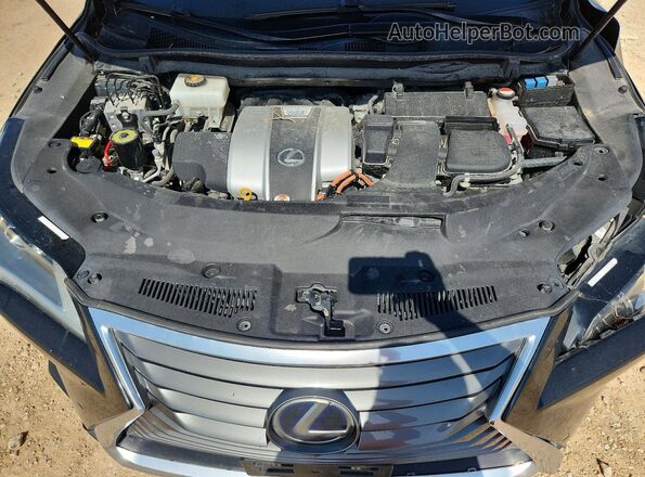 2T2BGMCA5HC016319 2017 LEXUS RX Black Vista del compartimento del motor