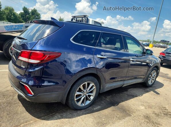 KM8SNDHF8JU290777 2018 HYUNDAI SANTA FE Blue წინა მარჯვენა