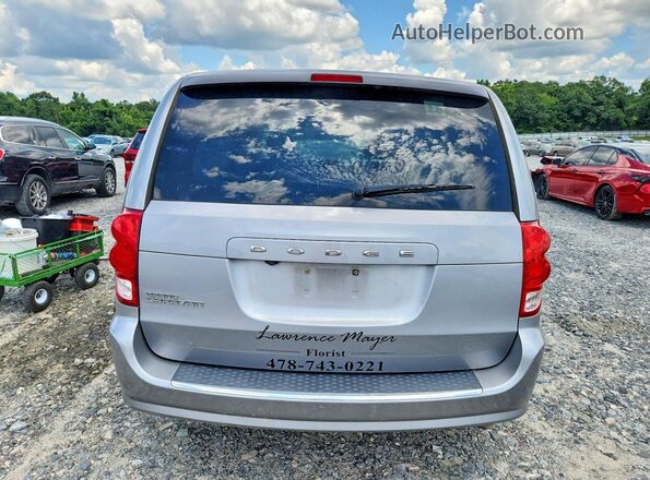 2C4RDGBG6JR169106 2018 DODGE GRAND Silver Vista interior delantera