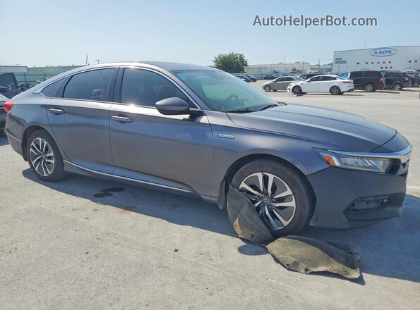 1HGCV3F46JA011396 2018 HONDA ACCORD Gray Դիմացի տեսք