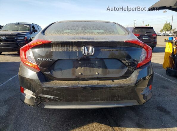 2HGFC2F59HH516317 2017 HONDA CIVIC Black Widok wnętrza z przodu