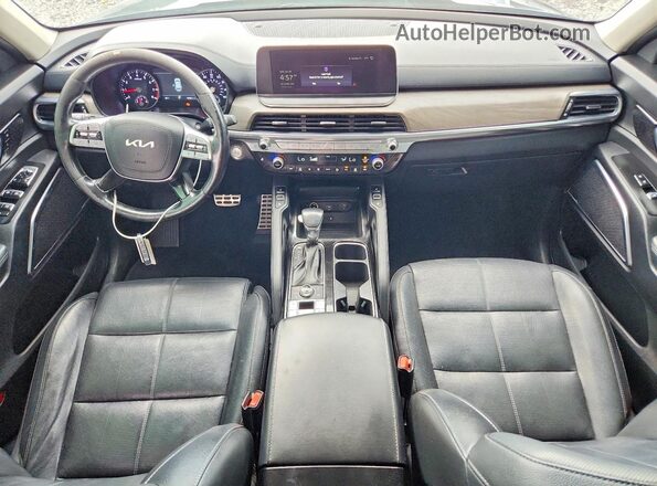 5XYP5DHC8NG226715 2022 KIA TELLURIDE Gray Вид щитка приладів