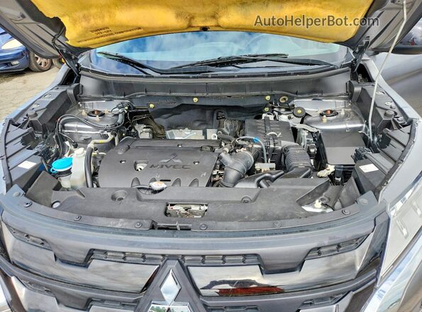 JA4APUAU1MU030898 2021 MITSUBISHI OUTLANDER Gray Widok komory silnika