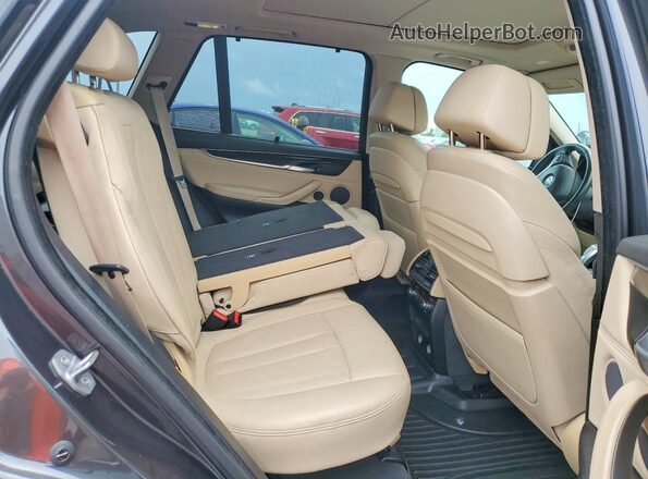 5UXKR2C5XG0R71131 2016 BMW X5 Black Widok komory silnika