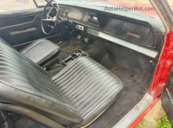 164376A136670 1966 CHEVROLET IMPALA Red Widok z tyłu