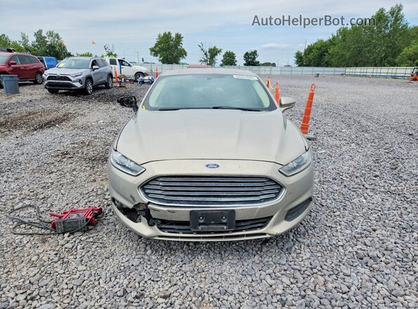 3FA6P0H71GR212140 2016 FORD FUSION Tan Vista trasera