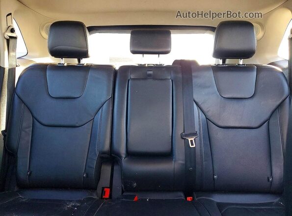 2FMPK3K96GBB13364 2016 FORD EDGE Black უკანა სალონის ხედი