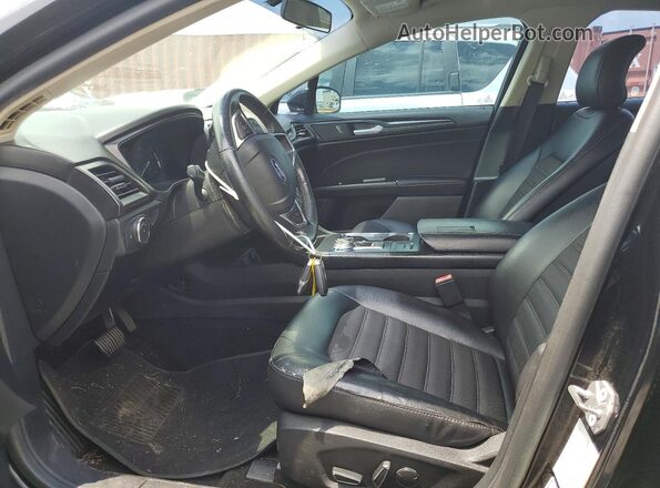 3FA6P0HD8JR279735 2018 FORD FUSION Black წინა პანელის ხედი