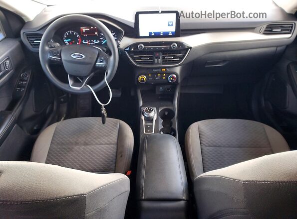 1FMCU0G62NUA49305 2022 FORD ESCAPE Silver Սարքավորումների վահանակի տեսք