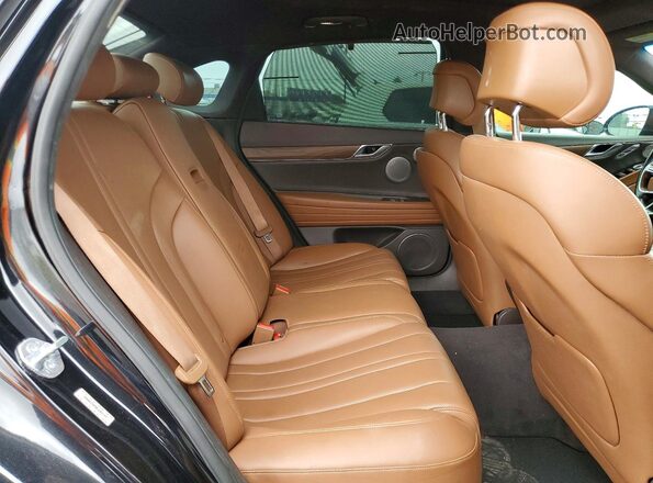 KMTGB4SC8NU112618 2022 GENESIS G80 Black Widok wnętrza z tyłu