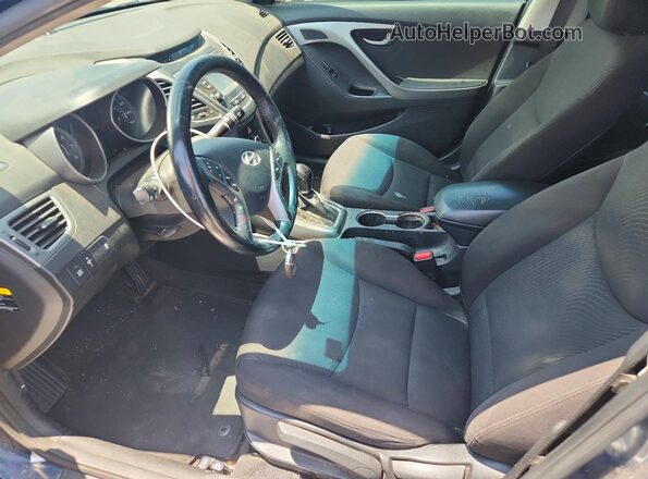 KMHDH4AE0GU568629 2016 HYUNDAI ELANTRA Blue Widok deski rozdzielczej